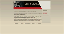 Desktop Screenshot of eckertlawllc.com